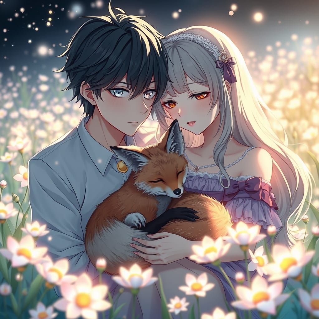 Anime Lovers in Vibrant Bloom