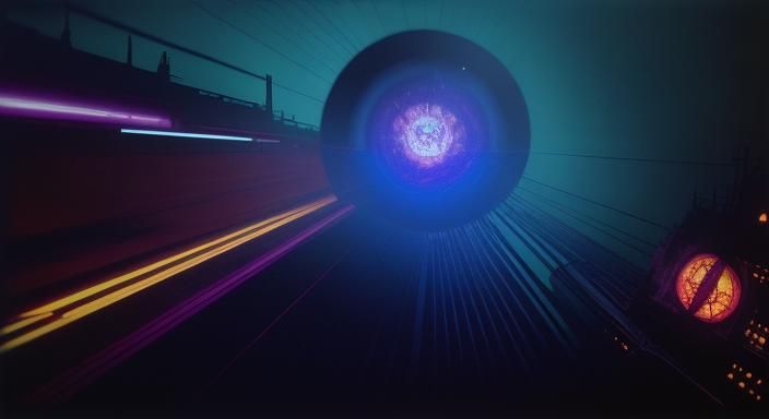 Demonic Close-Up in Analog Horror Style