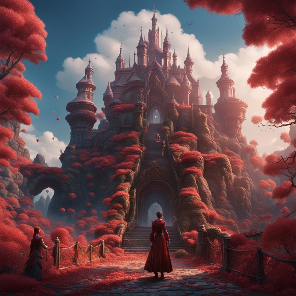 Fantastical Matte Painting in Deep Color