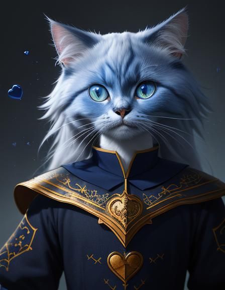 Royal Cat Portrait
