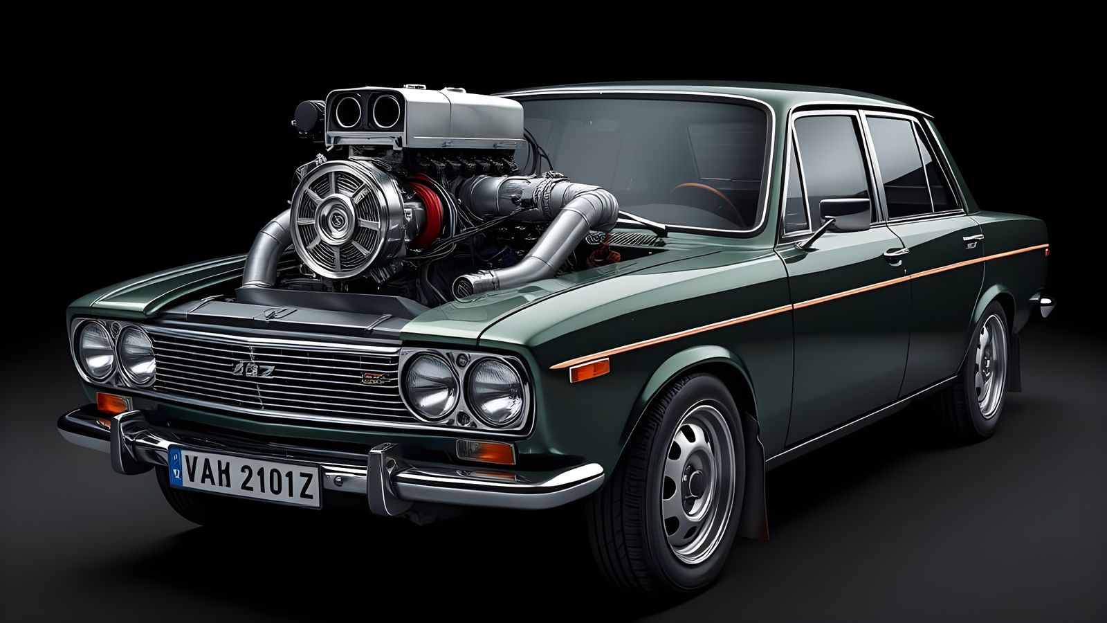VAZ-2101 with V8 Engine Conversion