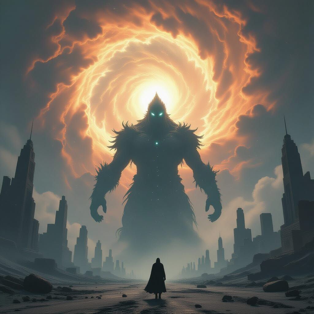 Cosmic Brahm Rakshas Emerges From Reality Tear