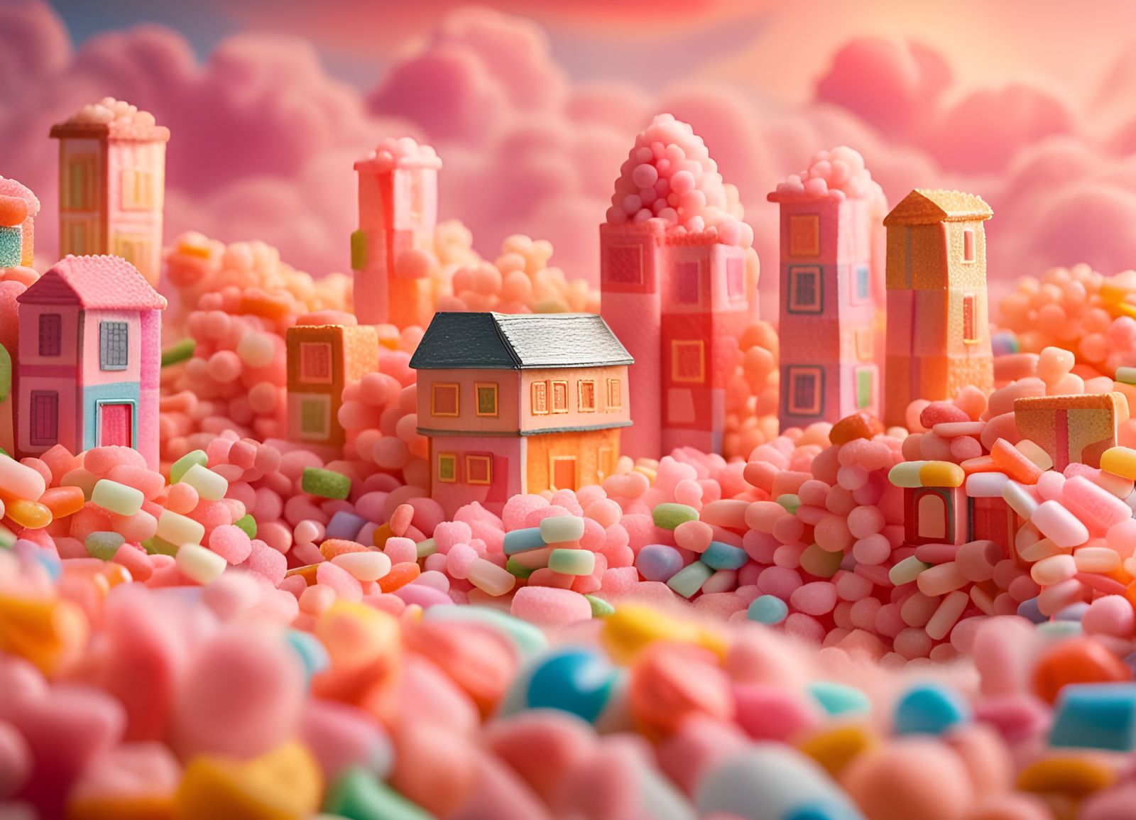 Candy City: A Miniature Sweet Metropolis