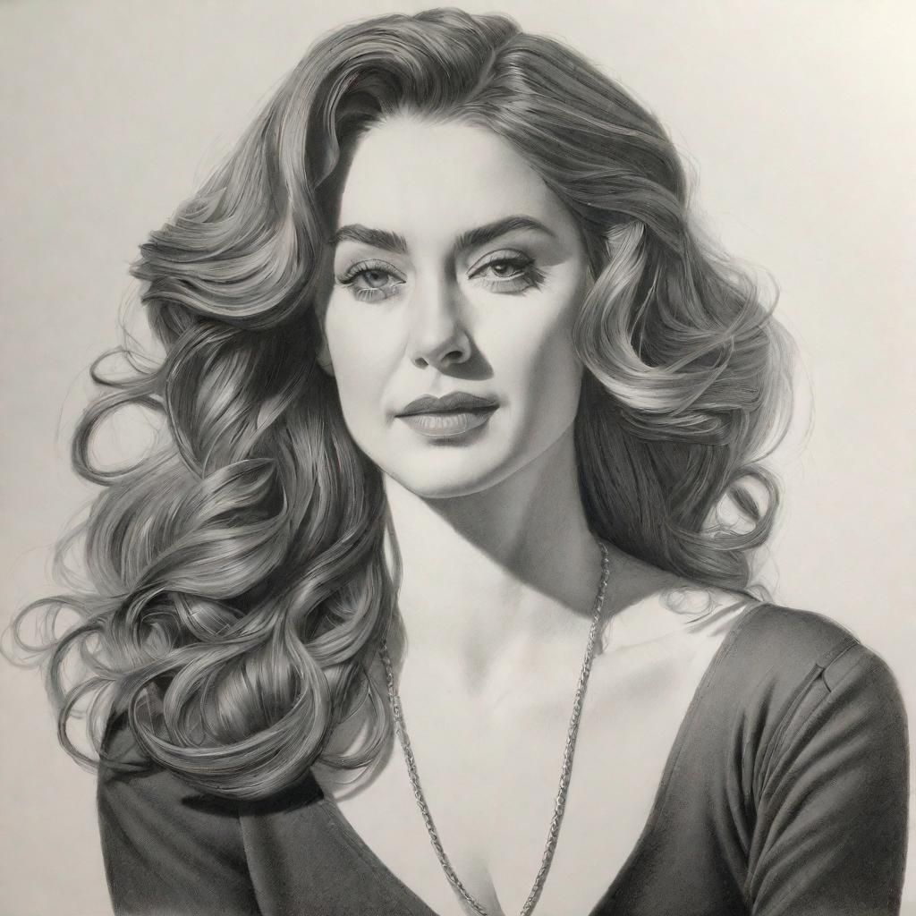Helena: Delicate Pencil Sketch Portrait