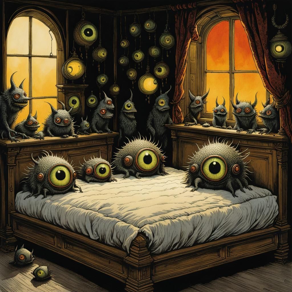 "Please, come to sleep with us already!"