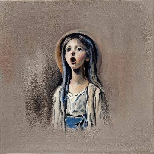 The Scream in Wassily Kandinsky Style