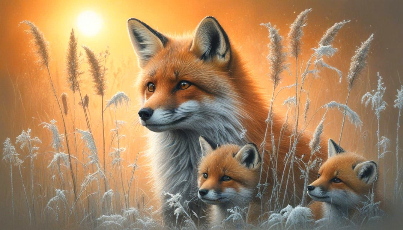 soft morning with the kids