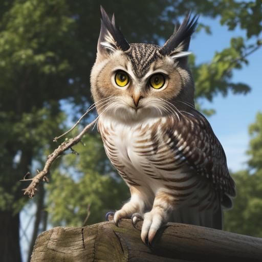 AI Generated Owlcat Image