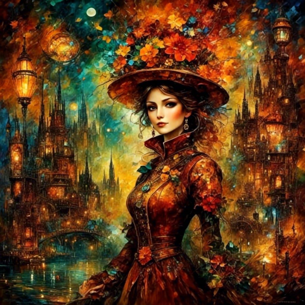 Abstract Texture Fusion with Chocolate and Diamond