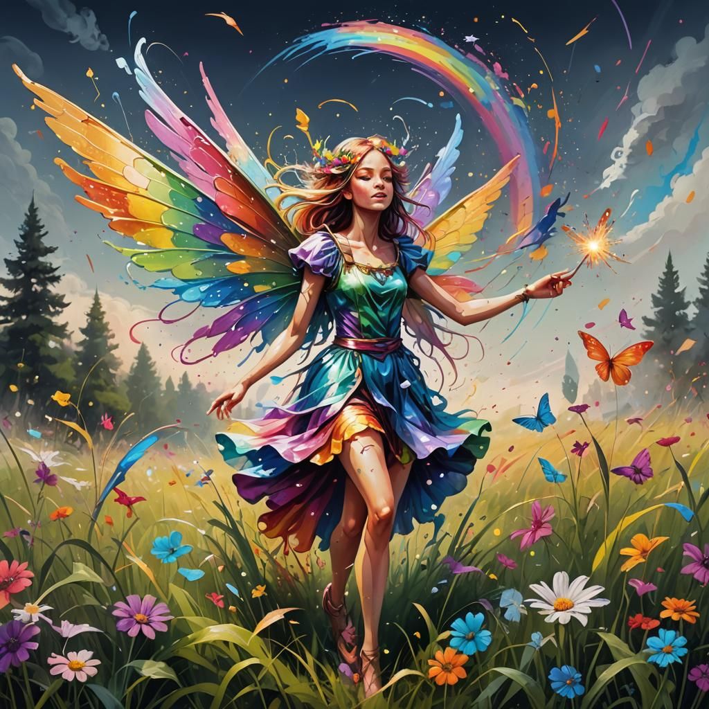 Rapsody the rainbow fairy
