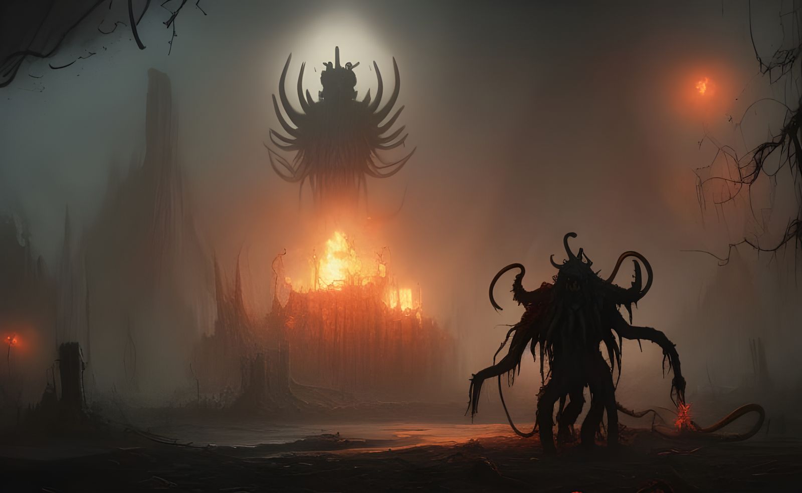 Cthulhu Destroys World in Dark Post-Apocalyptic Horror