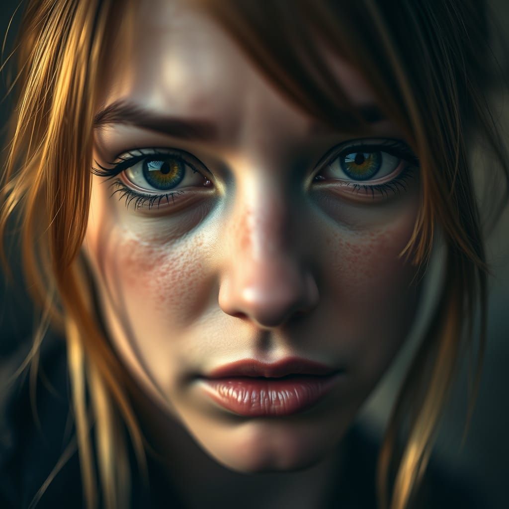 Enchanting Medusa Portrait with Surreal Aesthetic