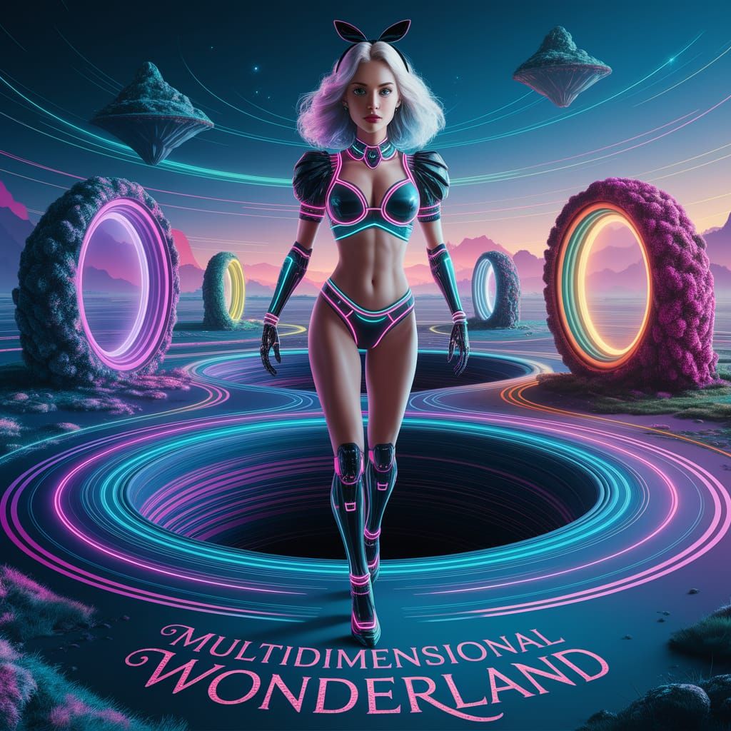 Alice in Cybernetic Bikini at Multidimensional Wonderland