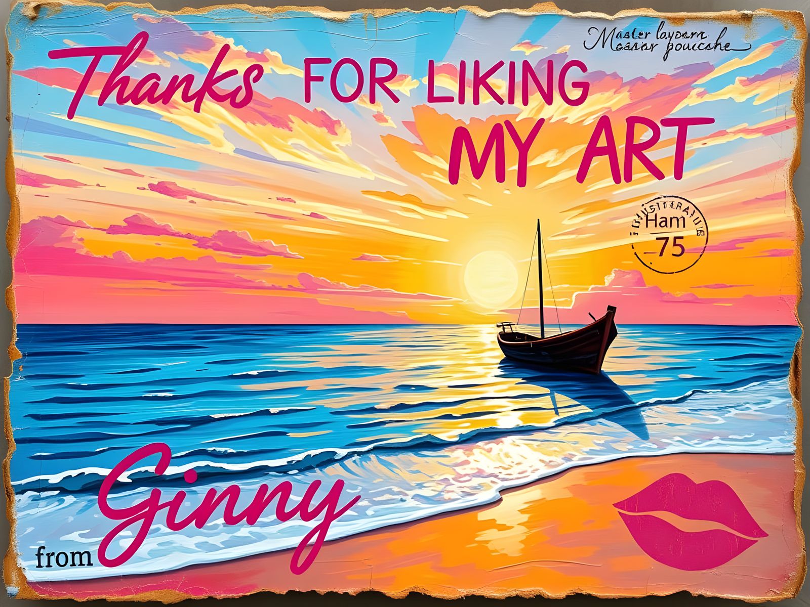 Thanks For Liking My Art From Ginny 🌸🖤🌸