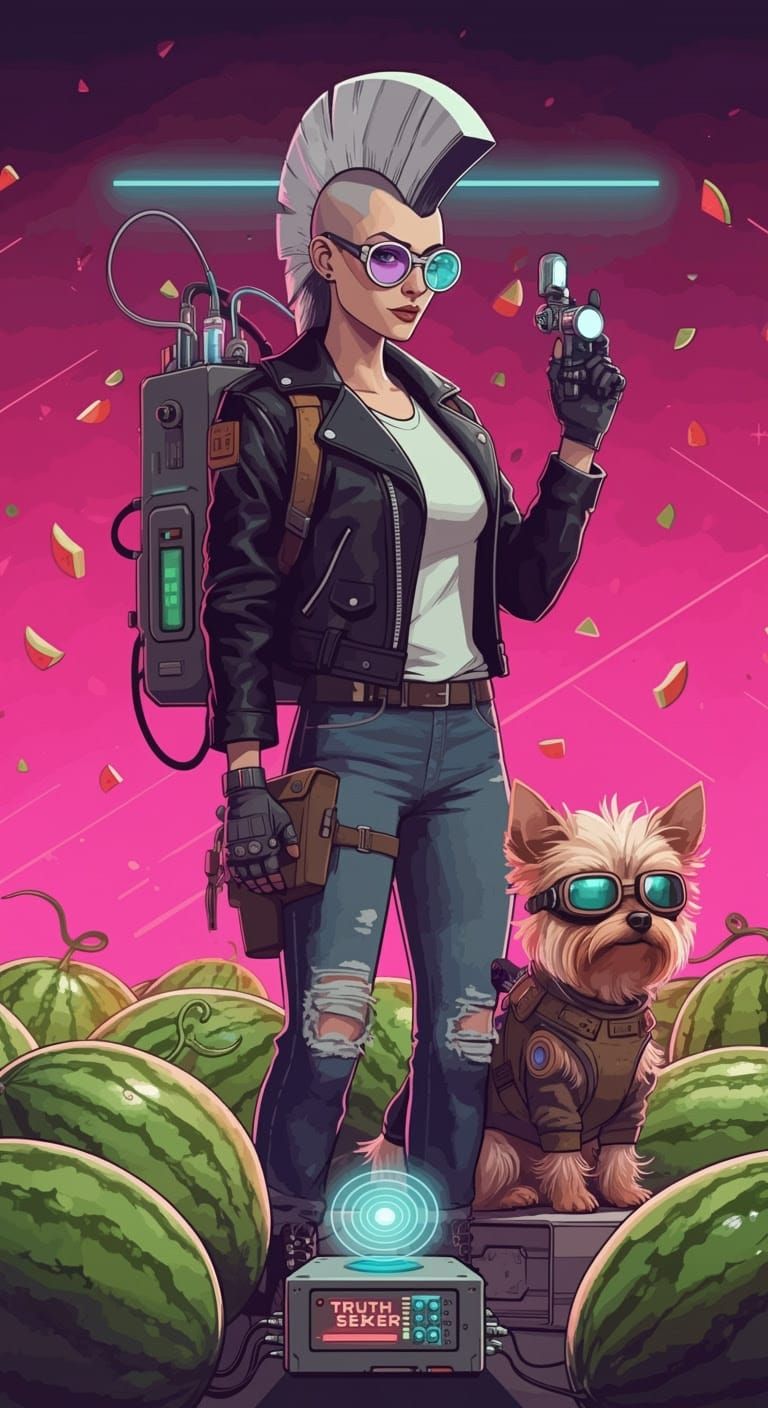 Singing Watermelons Investigated by Punky Punkleston in Cybe...