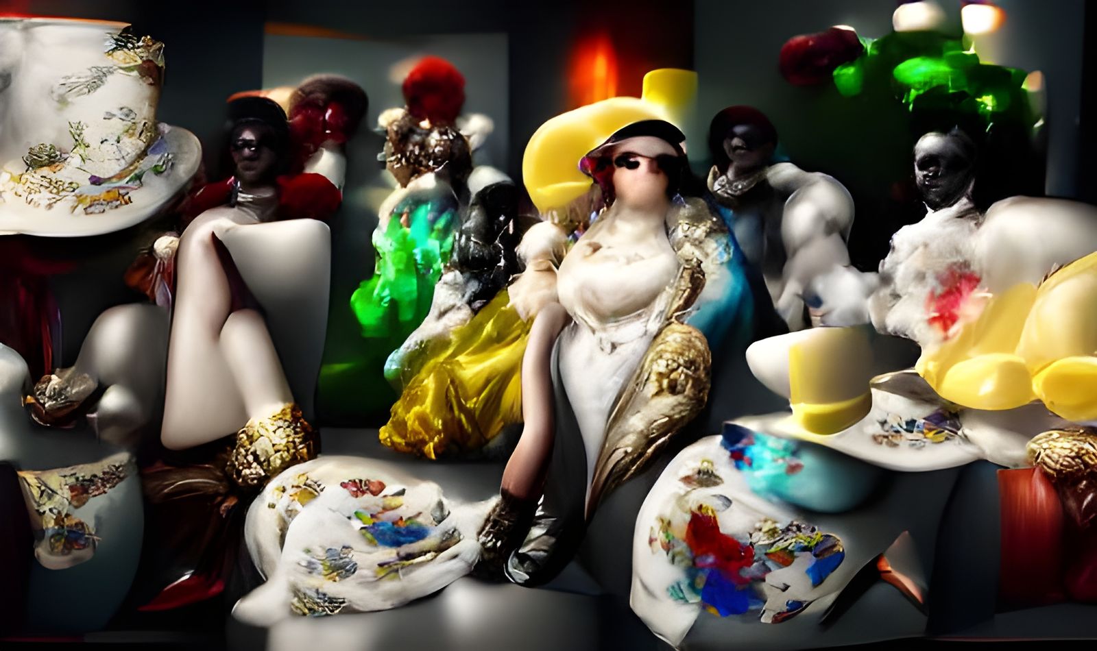 Mafia Queen in Film Noir Style