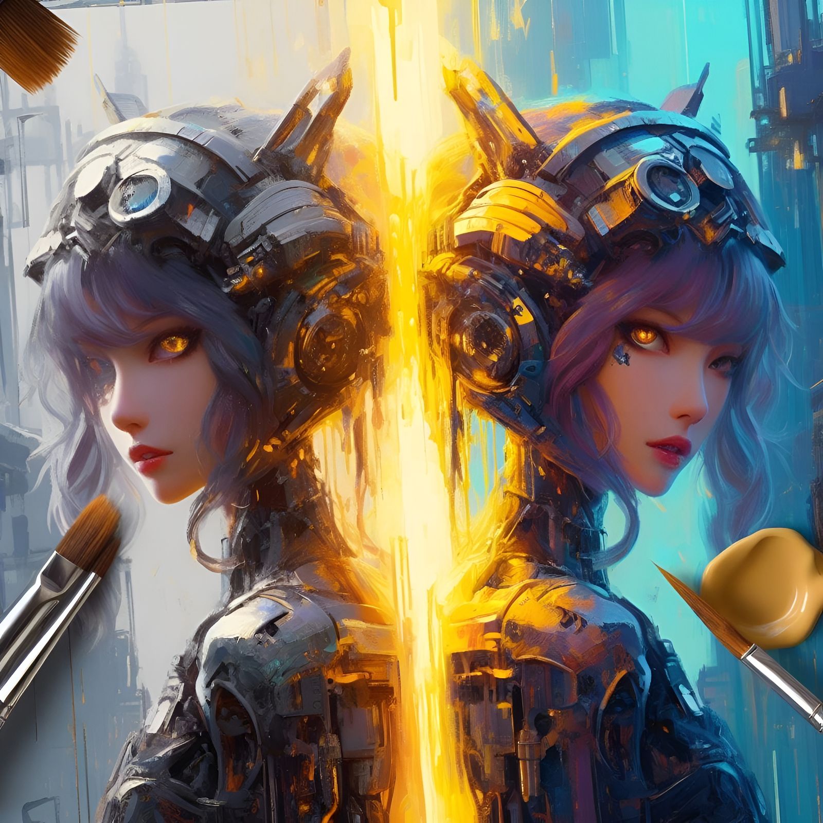 Stylized 'd-3' in a Futuristic Digital Art Style