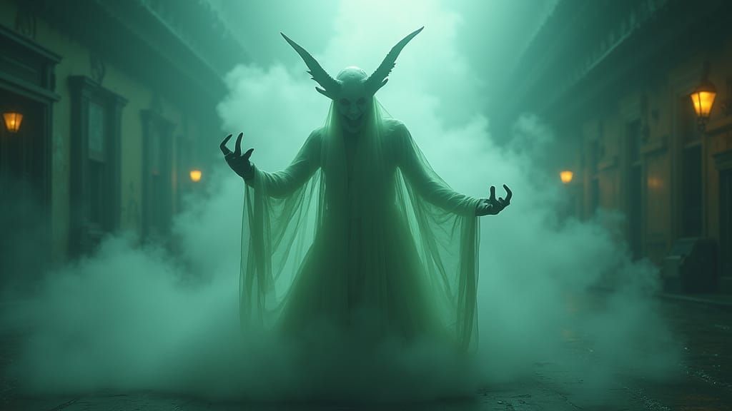 Ghostly Demon Dancing in Hyperspeed Animation