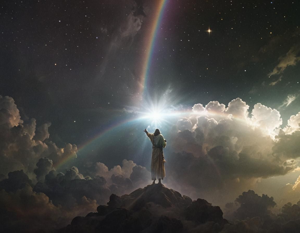 Celestial Djinn Jesus in Fantasy Art