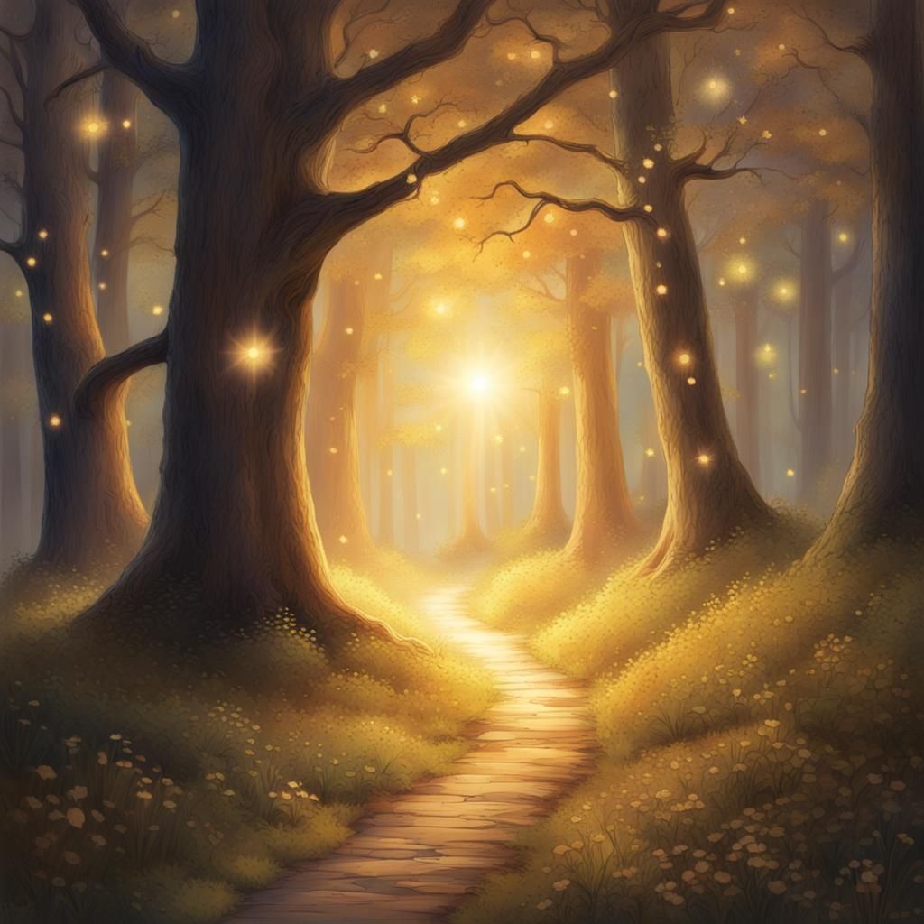 Everyday Glimmers of Light: An AI Interpretation