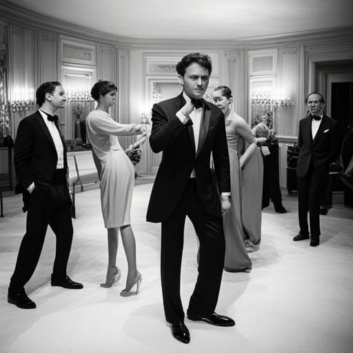 Film Noir: Wine and Dance Floor Revelry