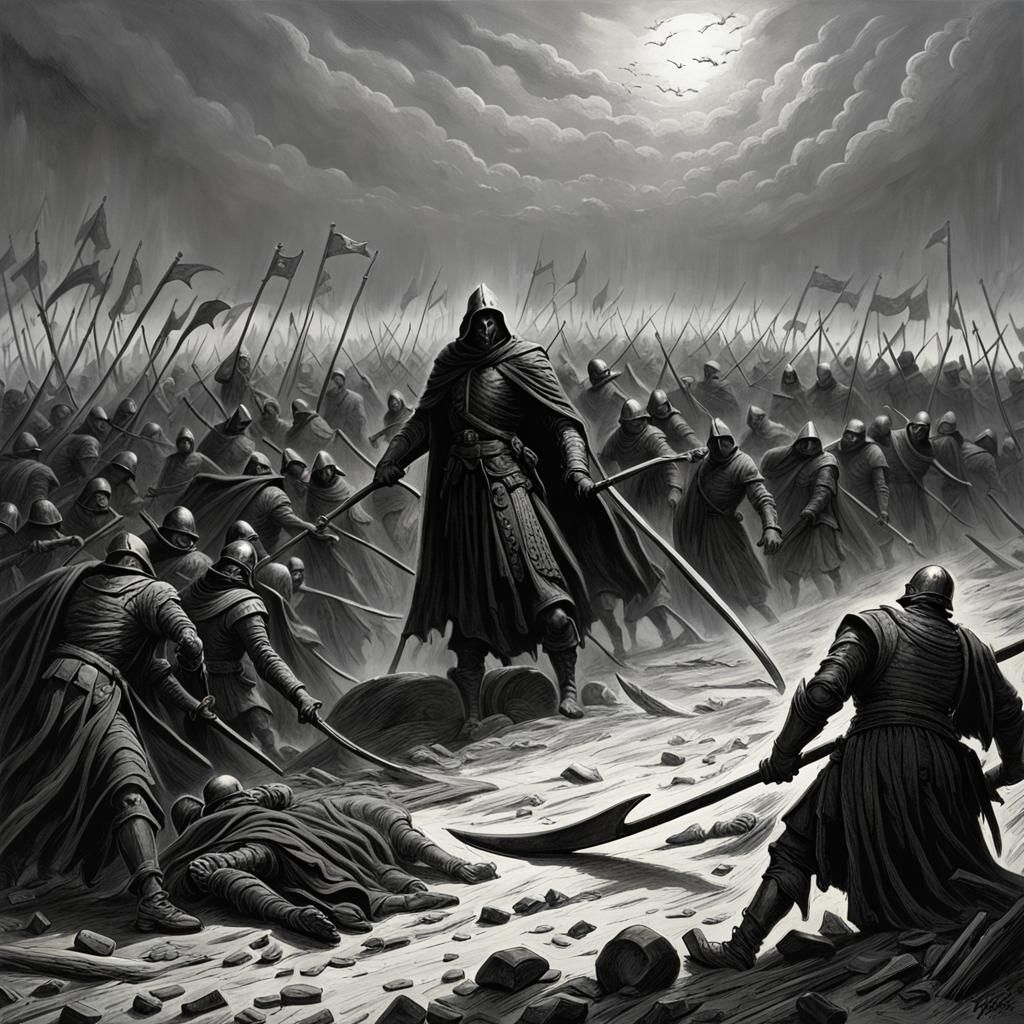 Death Reaps Souls on the Battlefield