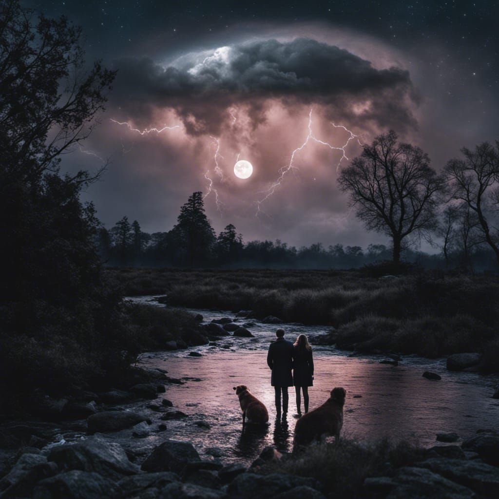 Moody Moonlit Electric Dreams of Togetherness