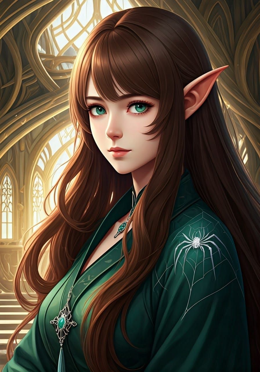 Elven Goddess of the Emerald Web
