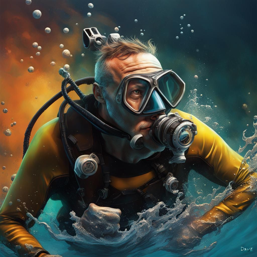 Hyperrealistic Dave the Diver Concept Art