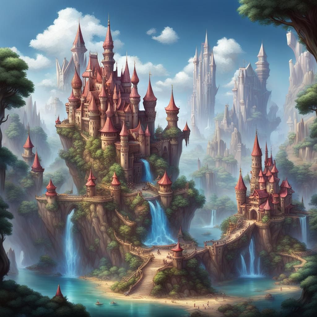 Enchanting Fantasy World with Magical Elements