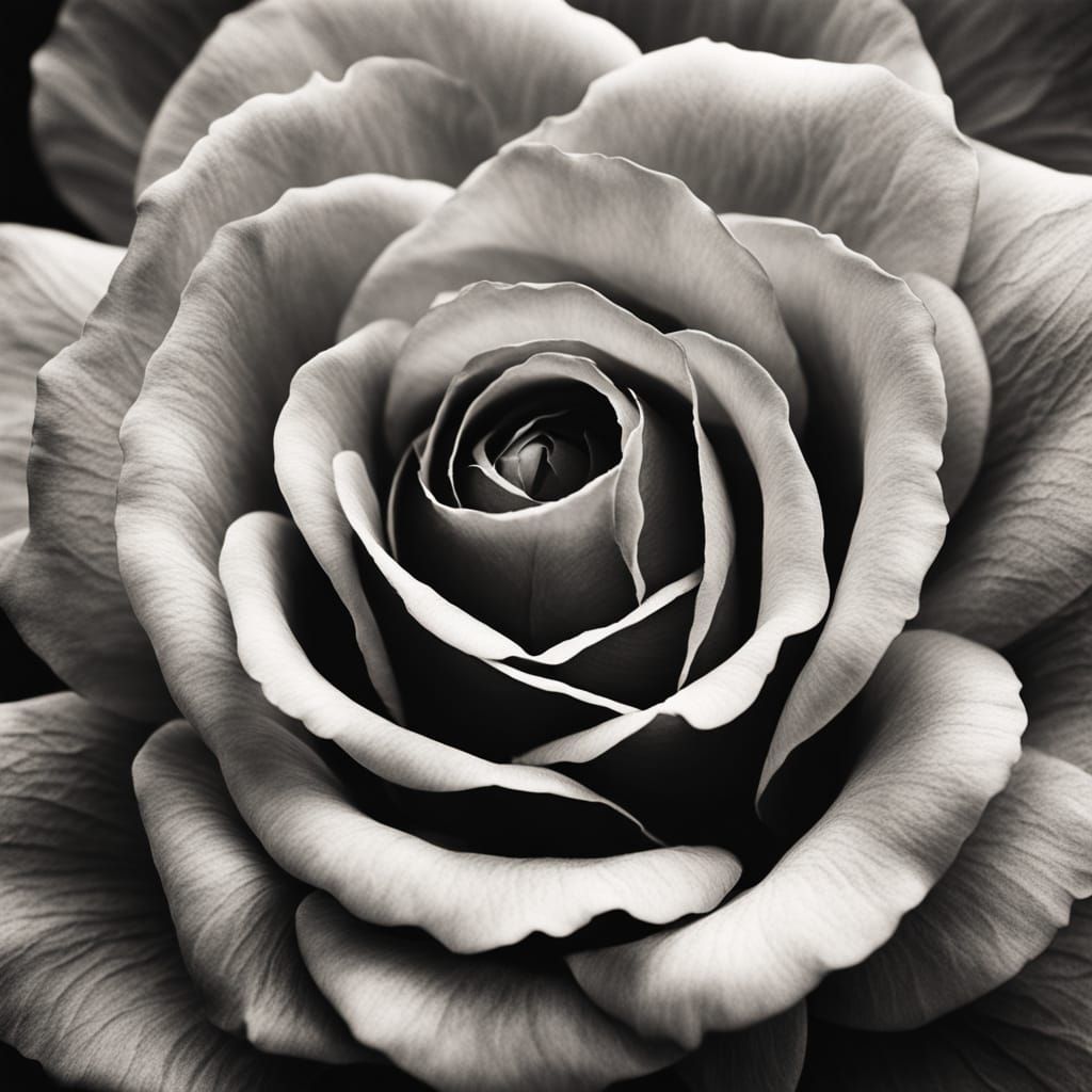 Ethereal Rose Blooms in Iridescent Splendor