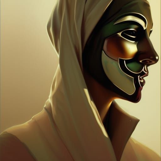 Hyperdetailed Portrait in Dynamic Lighting