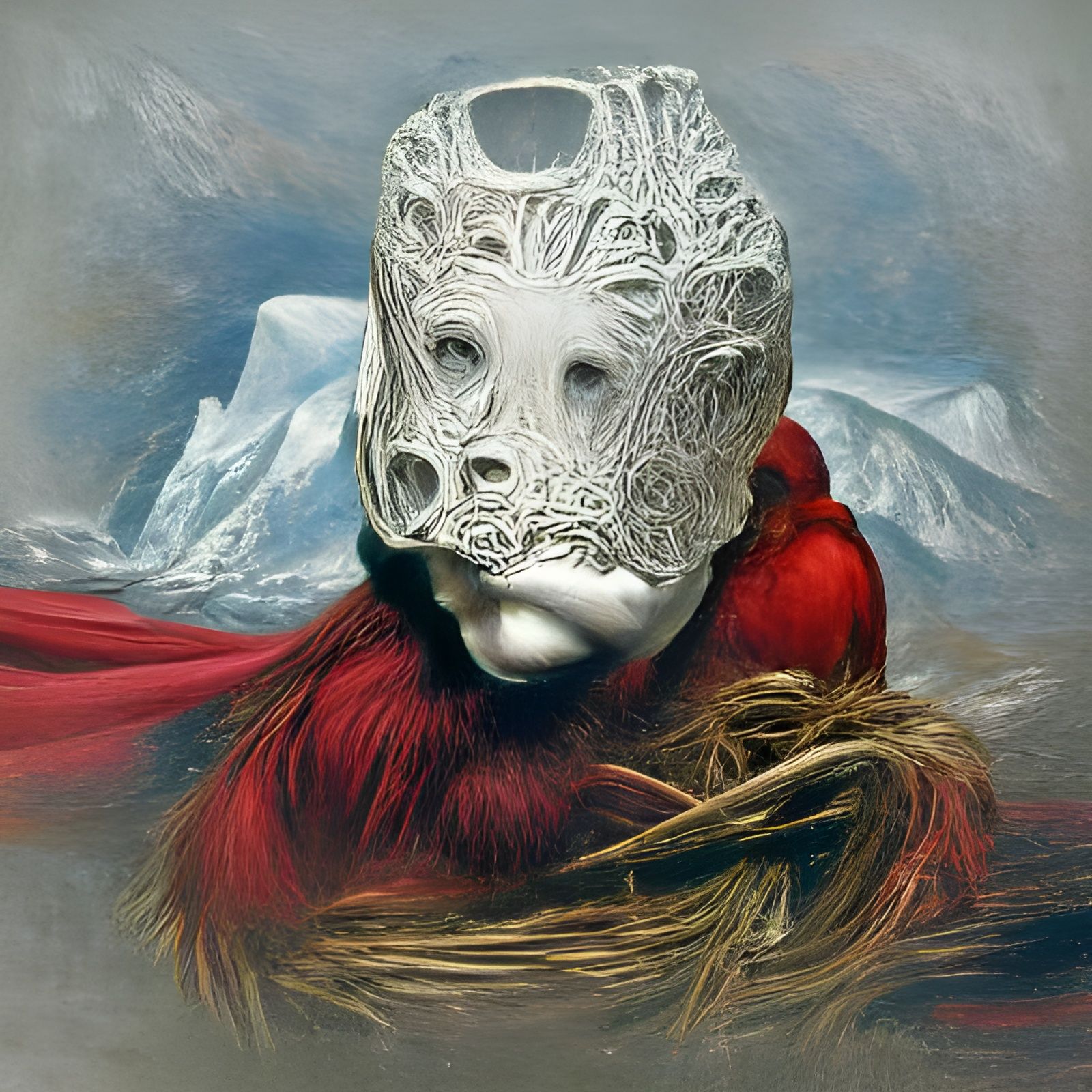 Mask in the Style of Gustave Doré