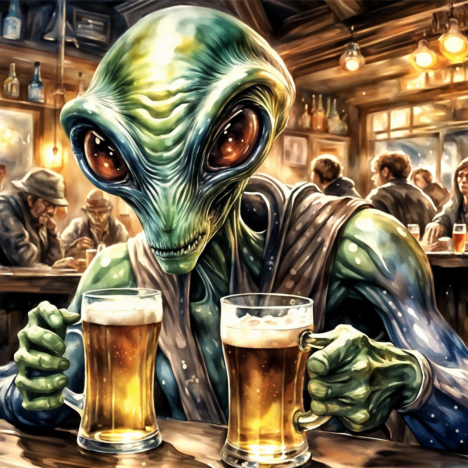 "I Really Like This Earthly Drink ..... Called Beer"!!