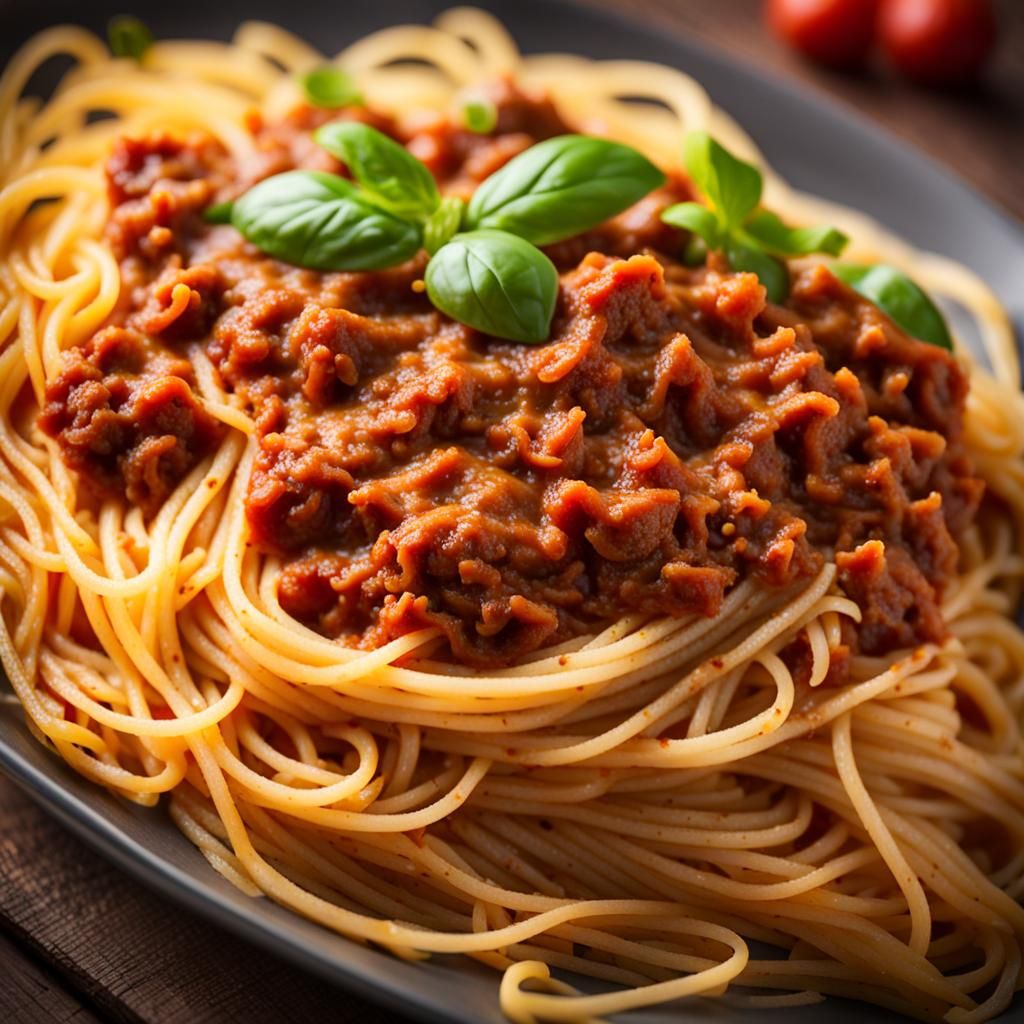 Classic Spaghetti Bolognese: Professional Photography