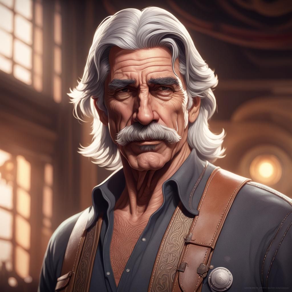 Detailed Portrait of Country Singer in Unreal Engine 5