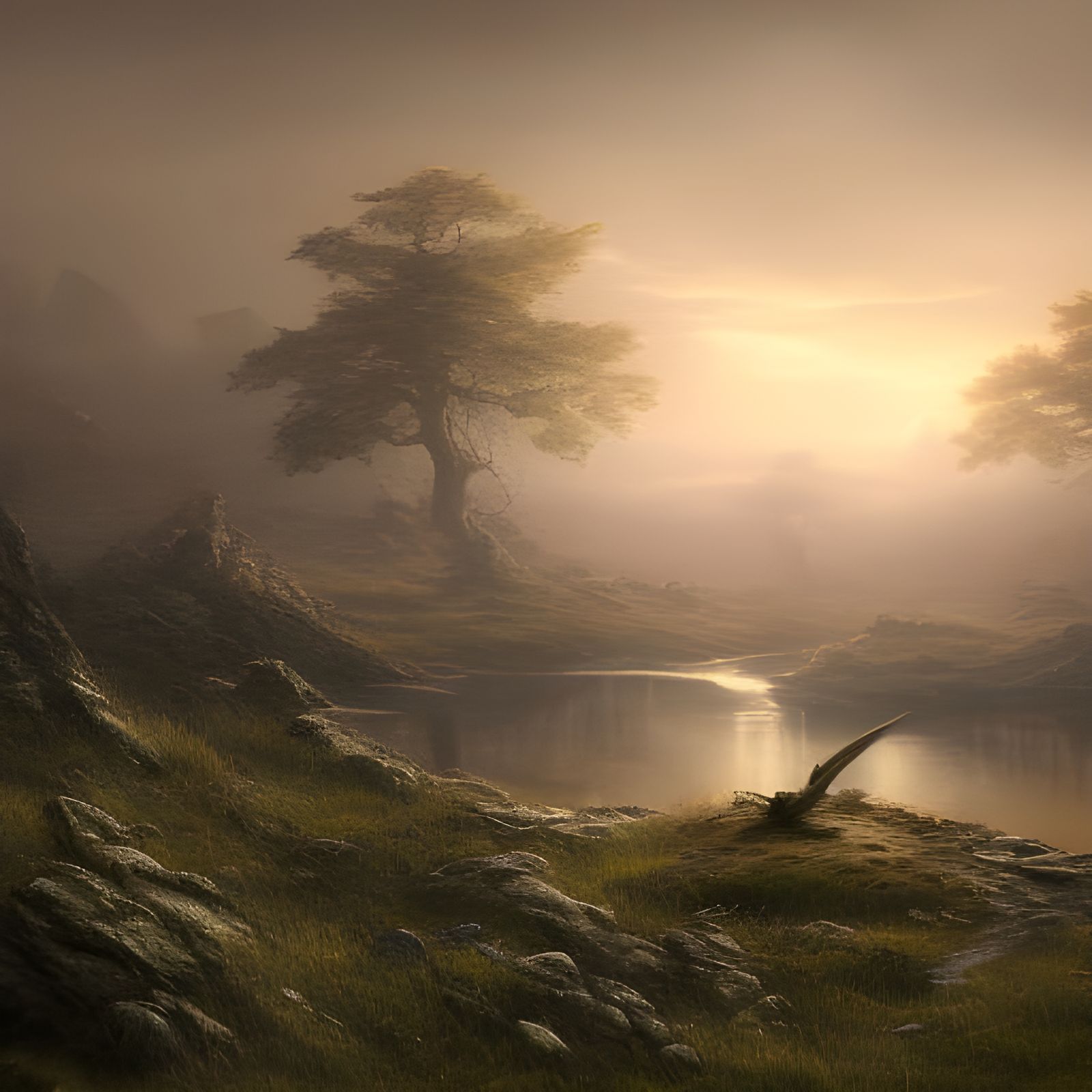 Blind Poet's Dreams Across the Wild Moor