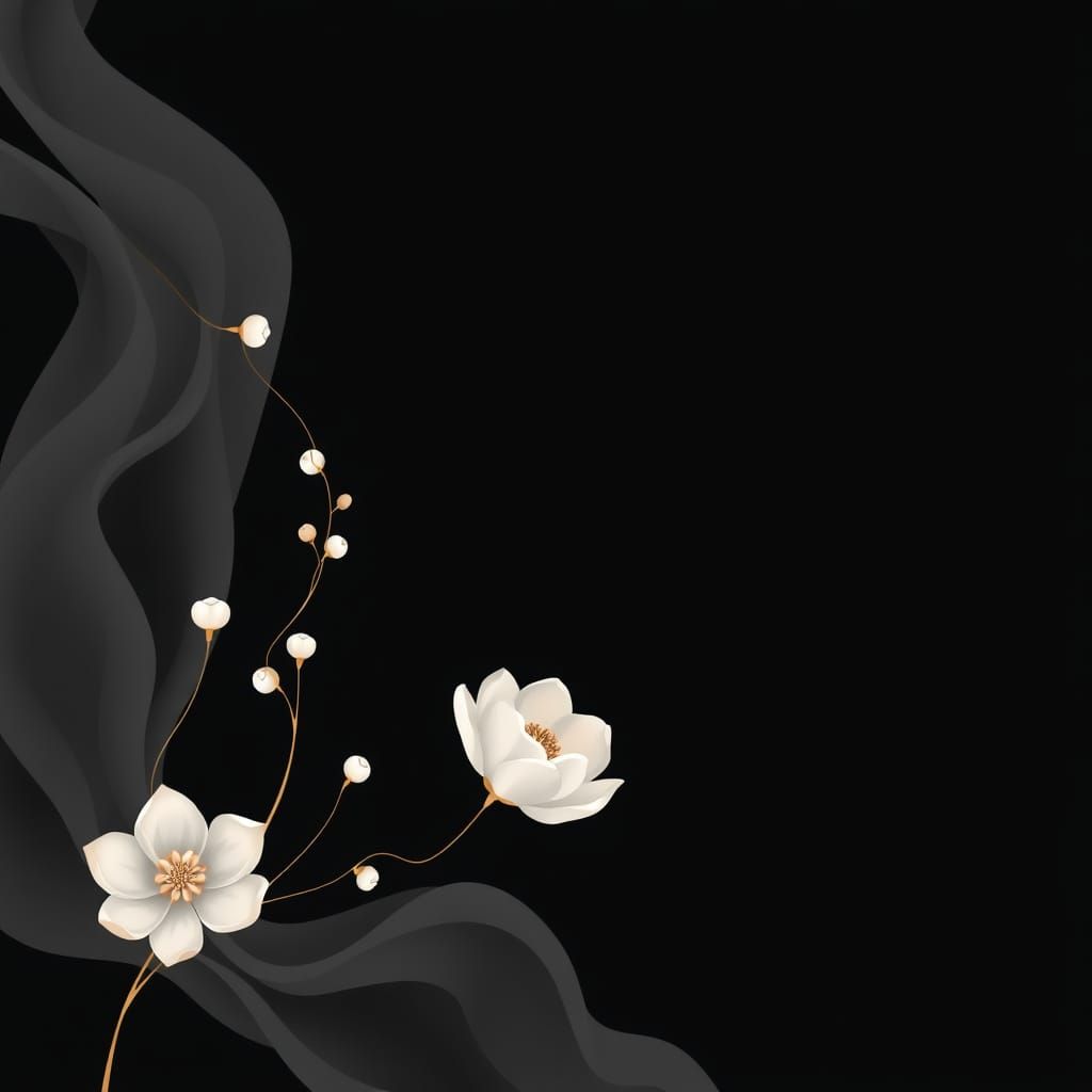 Sophisticated Luxury Design in Black and Gold