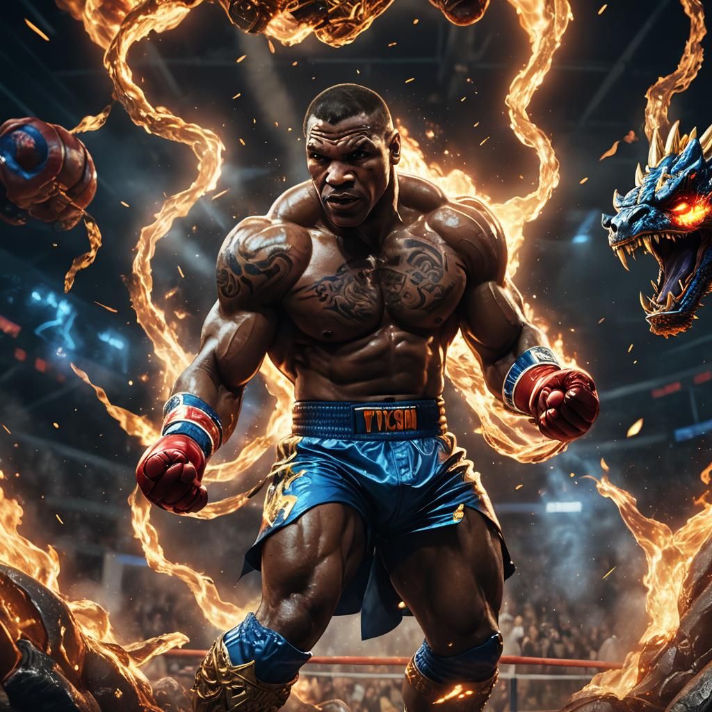 Boxing God Protected by Plasma Dragon