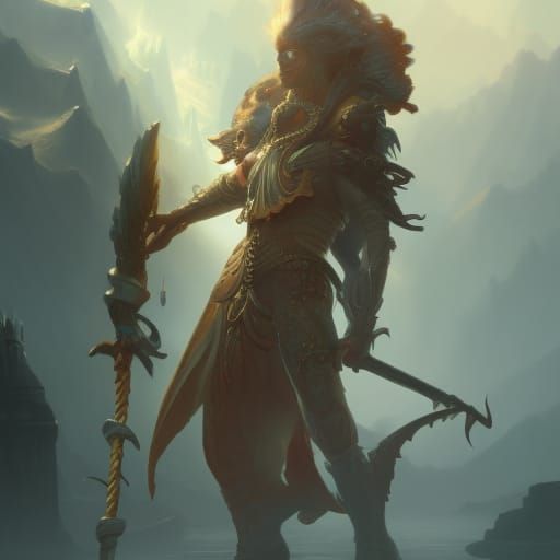 Demonic Seamonster Swashbuckler Hero Portrait