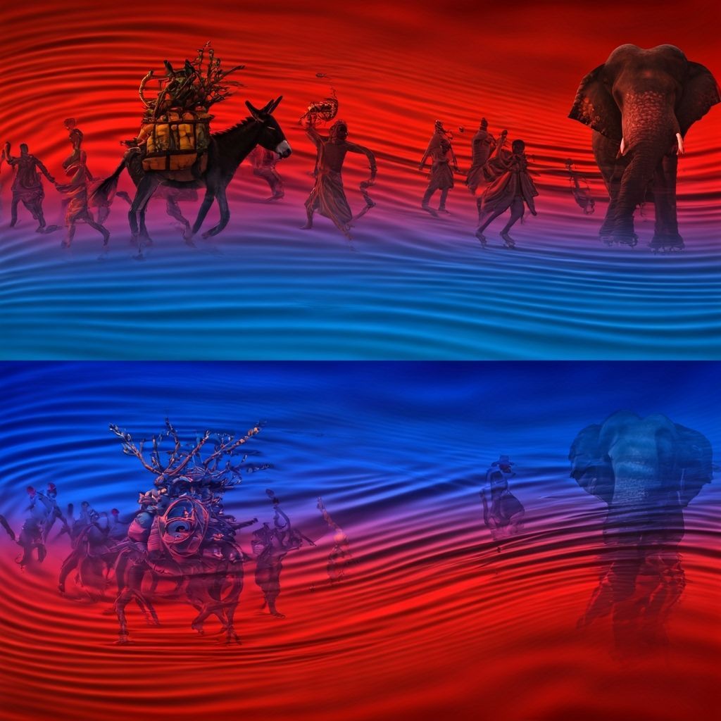 Quantum Interference: Two Realities in Superimposition