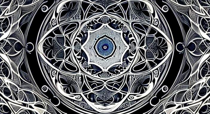 Detailed Zentangle Art Image