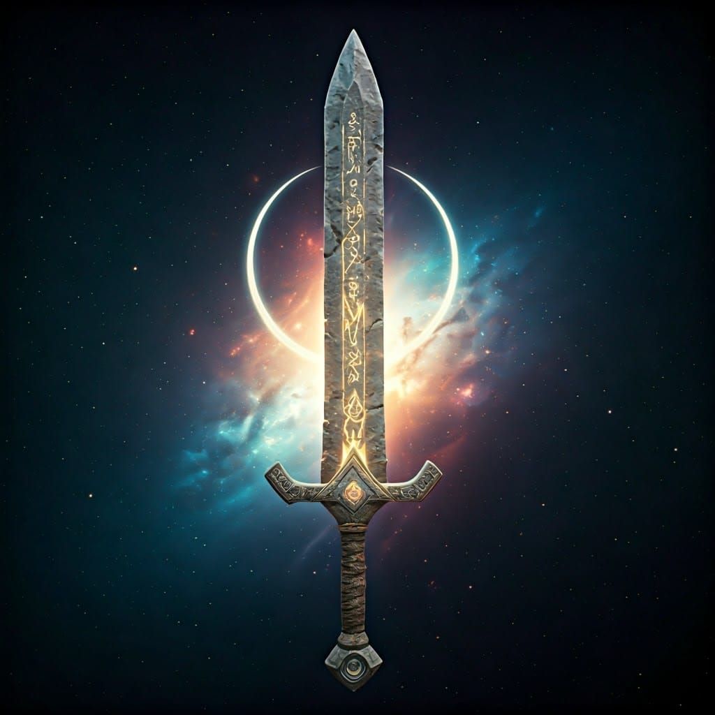 Ancient Earth Sword Radiates Cosmic Energy