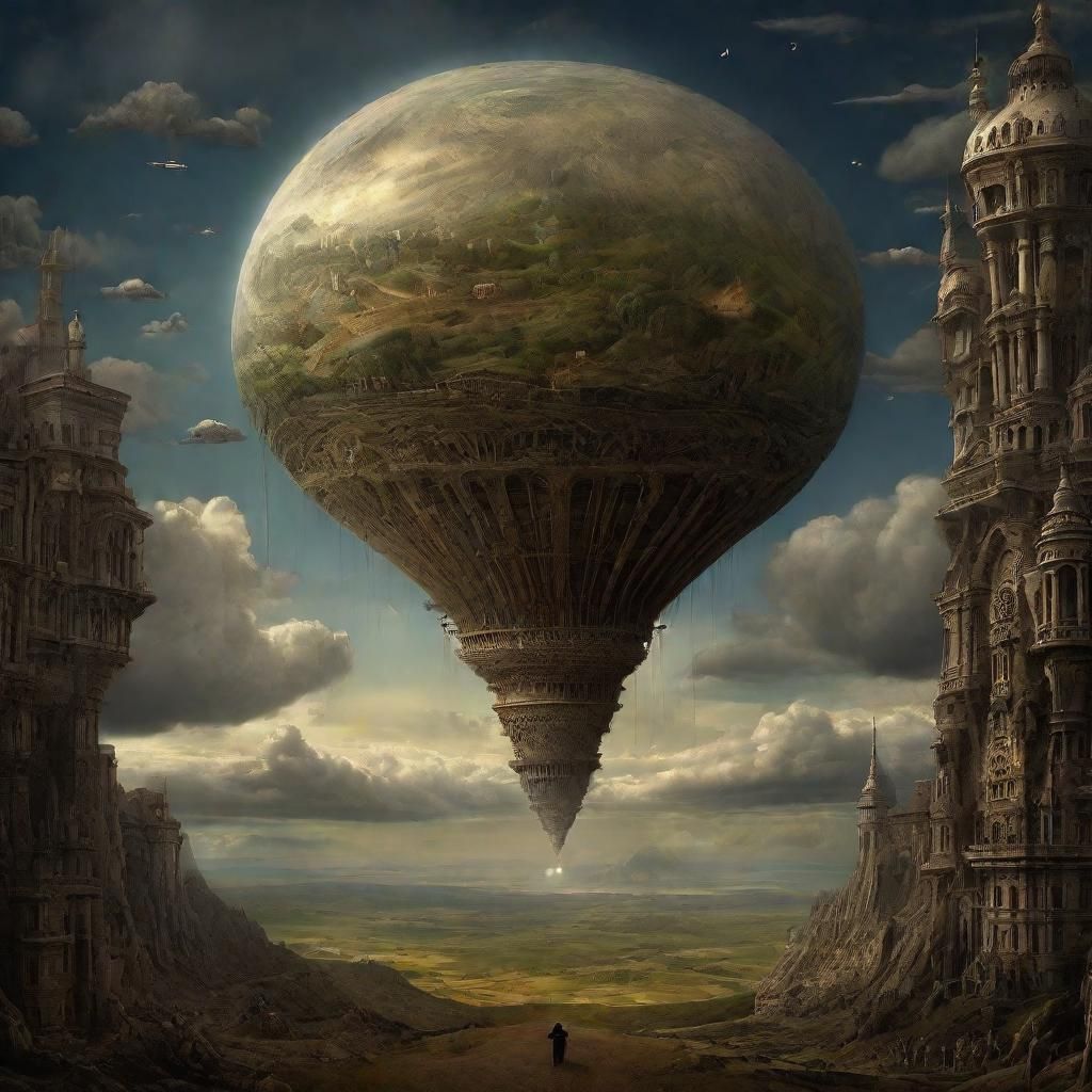 Surreal Dreamscape: A Phantasmagorical Concept Art