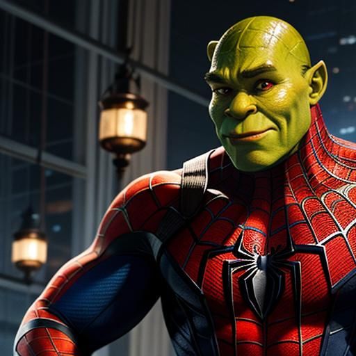 Spider-Man Shrek Mashup