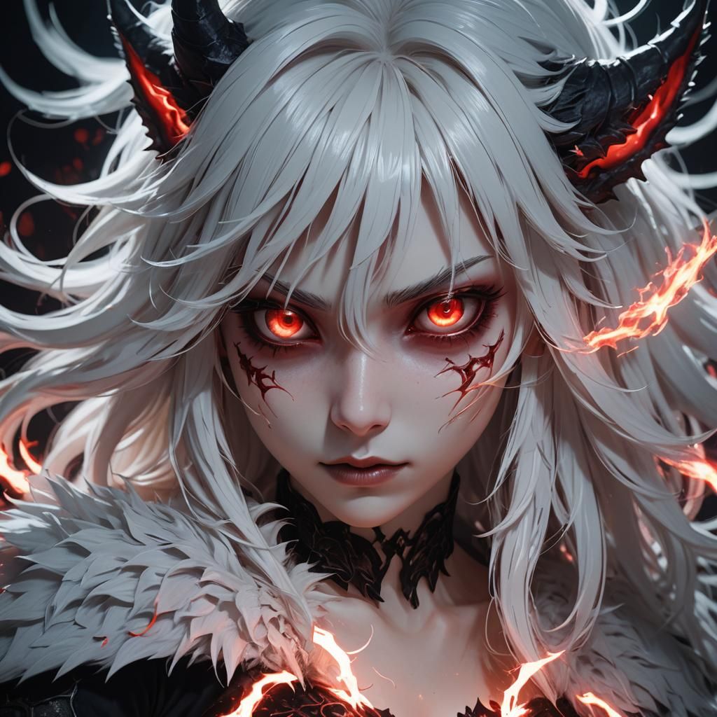 Possessed Furry Girl: Anime Art of Inner Demon