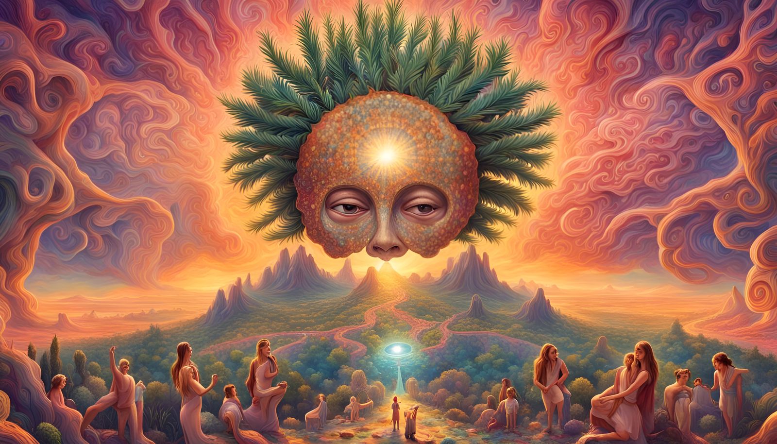 Pineal Gland in La La Land: AI Generated