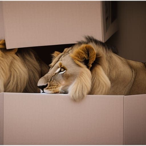 Lions in a Box: Professional Wildlife Photography