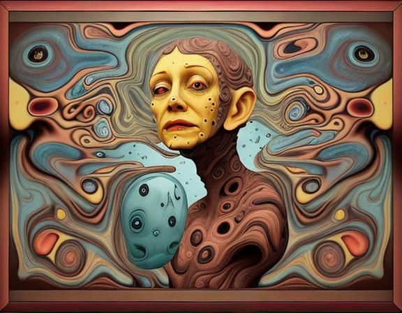 Surreal Abstract Image Exploring Pareidolia