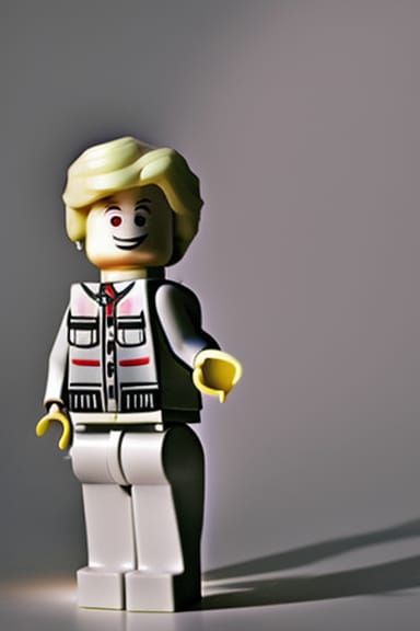Marilyn Monroe as Realistic LEGO Figurine